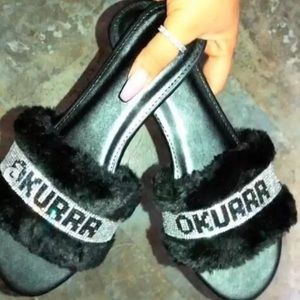 Okkkkurrrrr rhinestone Sandals